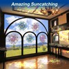 BSRESIN BSRESIN Diamond Art Stained Glass Window Clings with Diamond