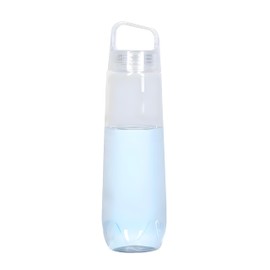 MYEEDA Water Bottle, 25.1 fl oz (740 ml), Plastic, Clear, Handle, Tritan Stylish, Easy to Wash, Stylish, Lightweight, Large Capacity, Slim, Transparent, Sports Drink, Wide Mouth, Direct Drinking,