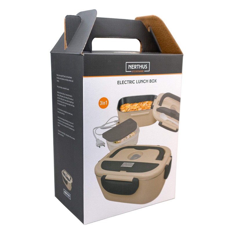 NERTHUS FIH 730 Electric Lunch Box with Main Compartment Stainless