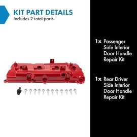 TRQ TRQ Left Valve Cover Compatible with 2007-2010 INFINITI 2007-2017 Nissan