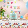 41Pcs Mushroom Birthday Decorations Enchanted Forest Party Tableware Set Wildflower
