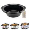 Replacement Slow Cooker Oval Ceramic Pot, replacement stoneware, Only Compatible