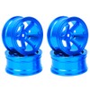 Tbest RC Wheel Hub, 4Pcs Aluminium Alloy Wheel Rim Hubs