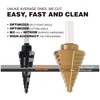 Jerax tools M2 HSS Quick Change 1/2", 1/2" & 7/8"