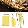 4Pcs Sax Mouthpiece Brush Kit Lightweight Portable Reliable Wiping Cloth