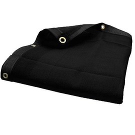 12' x 16' (Black) HD Mesh Tarp Net Sun Shade Fence Screen Patio Canopy Cover