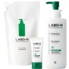 LaboH Shampoo Scalp Strengthening 400ml + Refill 400ml + Giveaway / 라보에이치 샴푸 두피강화 400ml+리필 400ml + 증정품