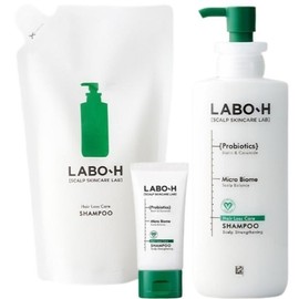 LaboH Shampoo Scalp Strengthening 400ml + Refill 400ml + Giveaway / 라보에이치 샴푸 두피강화 400ml+리필 400ml + 증정품