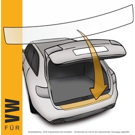 Lackschutzshop - Paint protection film suitable for VW Up e-Up type AA as bumper protection film transparent 150 µm incl. squeegee