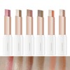 6 Pcs Double Colors Eyeshadow Stick Set - Rotating Upgraded