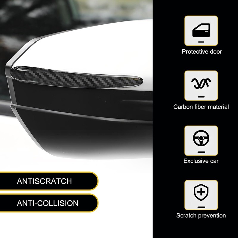 Tesnaao 8 PCS Car Anti-Bumper Strip, Handle + Door Bowl