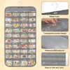 KKONHII 2 Pcs Hanging Sticker Display Organizer, Portable Double-Sided 320