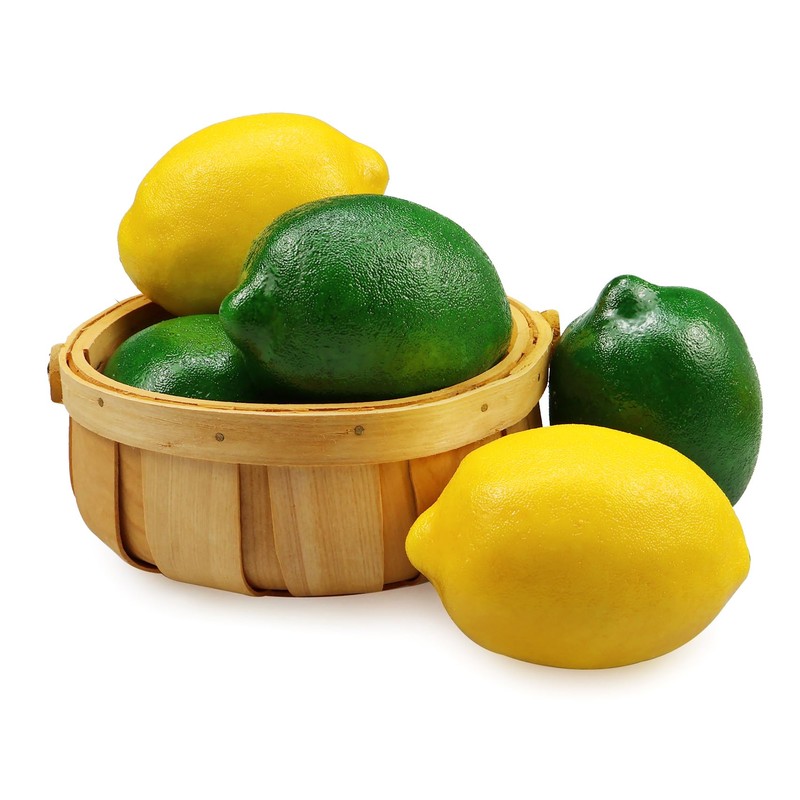 Artificial Lemon Simulation Lifelike Cituses Yellow Lemon & Green Lime