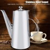 Yosoo Cafetera Elegante Acero Inoxidable 2L Espesante Tetera Cafetera Hervidor