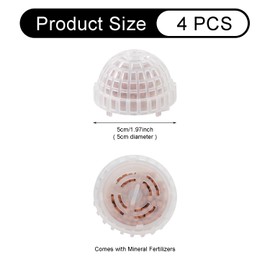 ASUNFO 4 Pcs Aquarium Moss Ball Holder Plastic Aquarium Shrimp Fish Tank Plant Shaping Filter Ornaments Decor