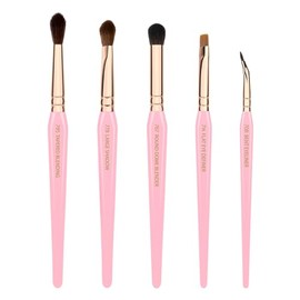 BDELLIUM TOOLS Juego de Brochas de Maquillaje de Ojos Triangulares Dorados Rosados - Kit de Brochas Esenciales para Ojos Versátiles Con Cerdas...     