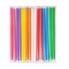 100 Pcs Individually Straws Smoothie Straws, 7.5 * 0.43in /19