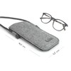stilbag Neck Glasses Case Made of Wool Felt, Robust Attachment