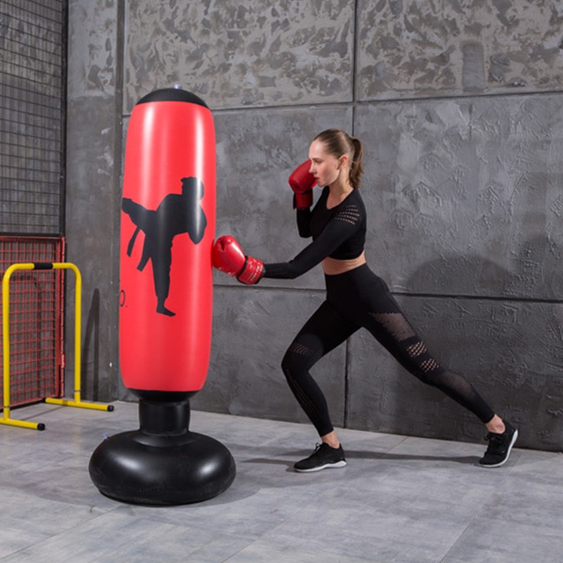 1.6m Adult Inflatable Boxing Bag Thickening Vertical Boxing Fight Column