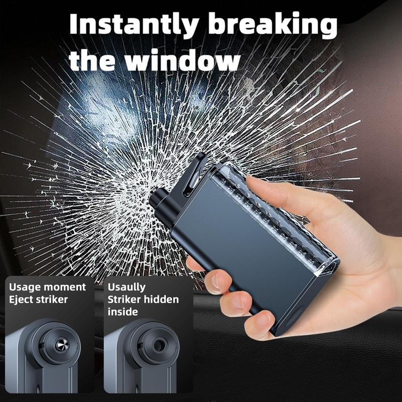 7JI 3 in 1 Car Safety Hammer Emergency Tool Emergency