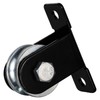 SHINIYUKI Black Pulley Wheel, Small Wall Mount Cable Pulley System