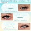 Wtvane Lash Clusters Wispy Eyelash Clusters Manga Lashes Cluster Eyelash