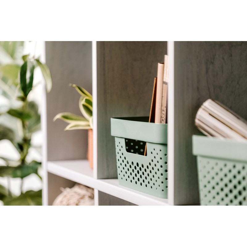 Curver Infinity Dots Set of 4 Rectangular 100% Recycled Small