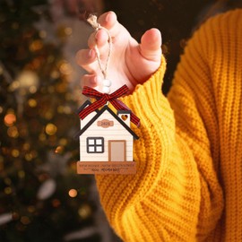Zeevill New Home Gifts, 2025 House Warming Gifts New Home, Housewarming Gift New House Gift Ideas for Couple Women Men Owners, First House Wooden Ornament Decor