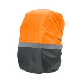 PATIKIL 58-70L Waterproof Backpack Rain Cover, Non-Slip Ultralight Backpack Cover with Reflective Strip for Hiking Camping Traveling Cycling, XL, Grey Orange