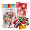 Christmas Candy Chocolate Mix with Exclusive Holiday Stickers by Just