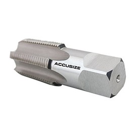 Accusize Industrial Tools 1'' to 11-1/2, 5 Flutes H.S.S. Taper Pipe Tap-Npt, 3-3/4'' Oal, 1-3/4'' Thread Length, American Standard, Npt-1