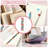 ElevateTech A-Z Alphabet Tabs, 24 Sheets A-Z Multicolor Sticky Alphabet
