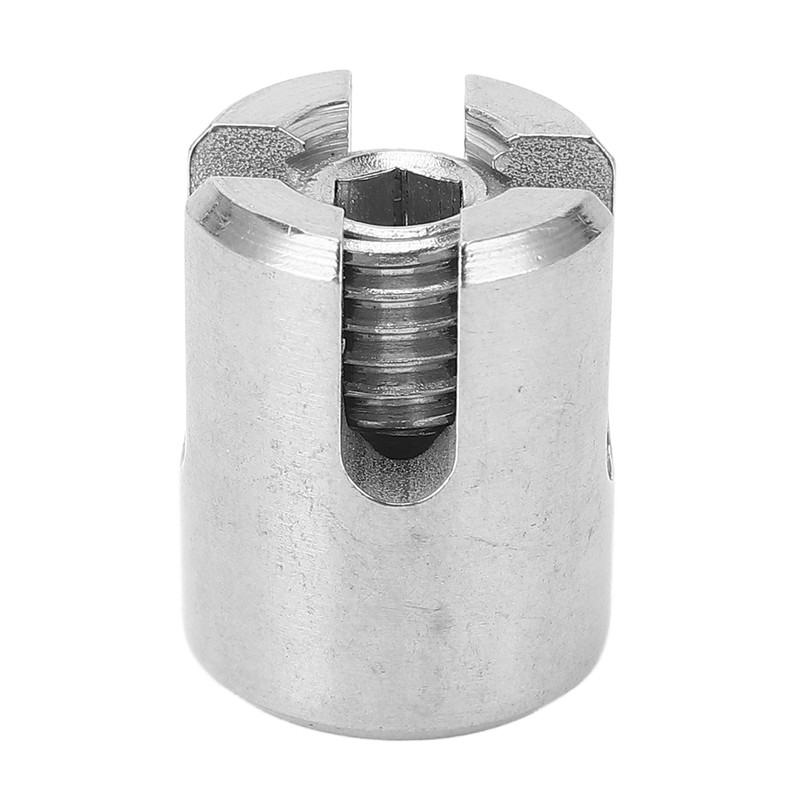 10Pcs Cross Cable Clamp Stainless Steel Wire Railing Clamp Fastener