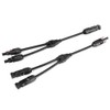 Conector Y MC4 para Panel Solar, Cable de Extensión Paralelo