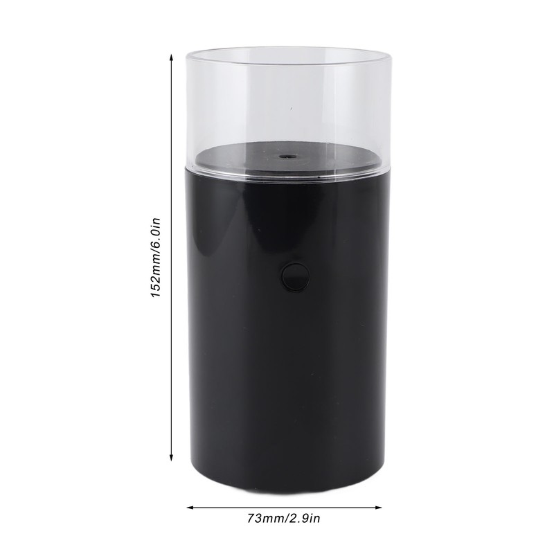 Essential Oil Diffuser 60ml USB Fine Mist 3D Flame Candle