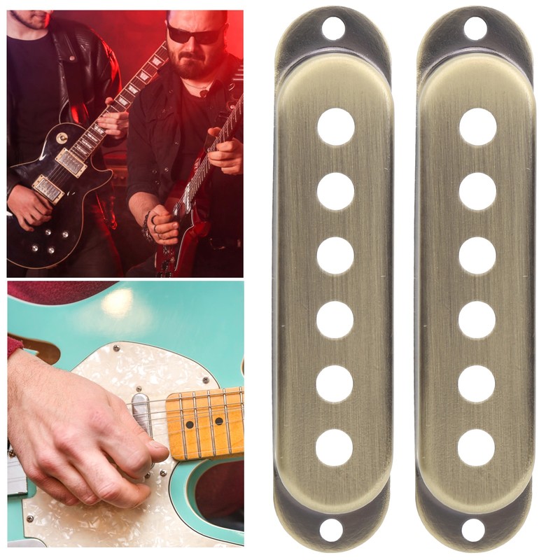 3Pcs Single Pickup Cover Brass 48mm/50mm/52mm Musical Instrument Accessories for