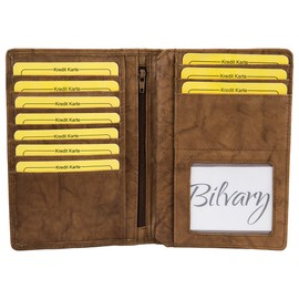 Leather Card Case Credit Card Case Large New Tan, tan