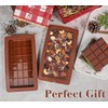 Kamehame Deep Chocolate Bar Molds 2 Pack, Large and Thick