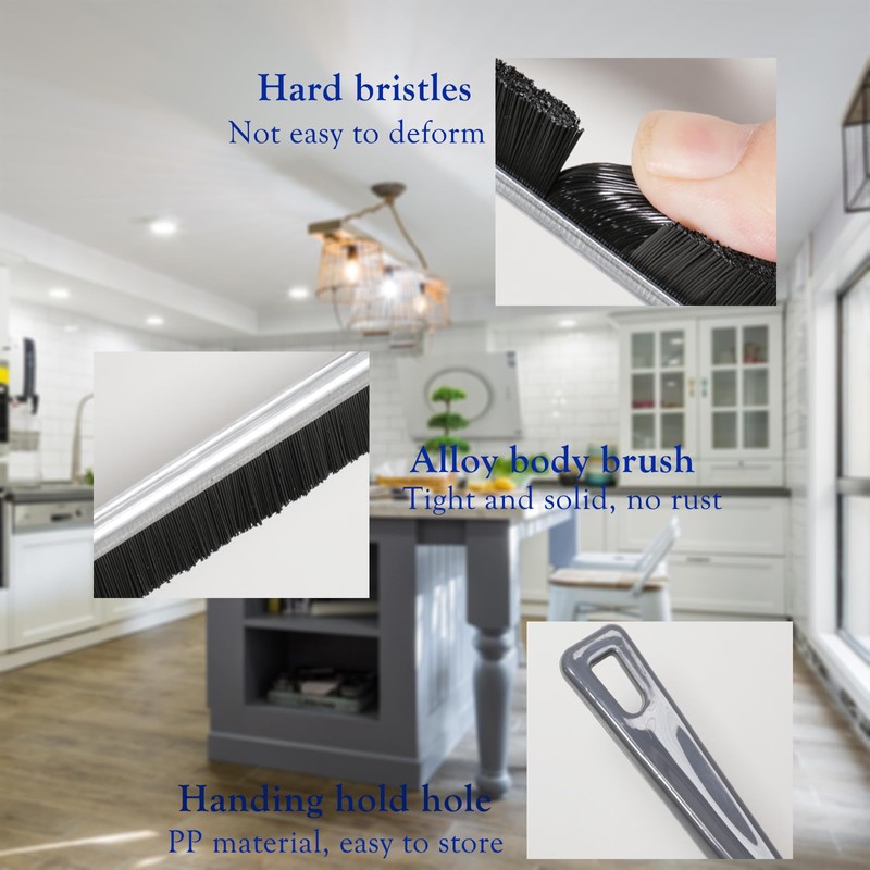 6 Pcs Bathroom Cleaning Brushes, Tile Joint Brush, Hard Bristle