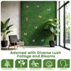 48×120" Faux Ivy Fence Screen Roll UV Resistant Boxwood Privacy