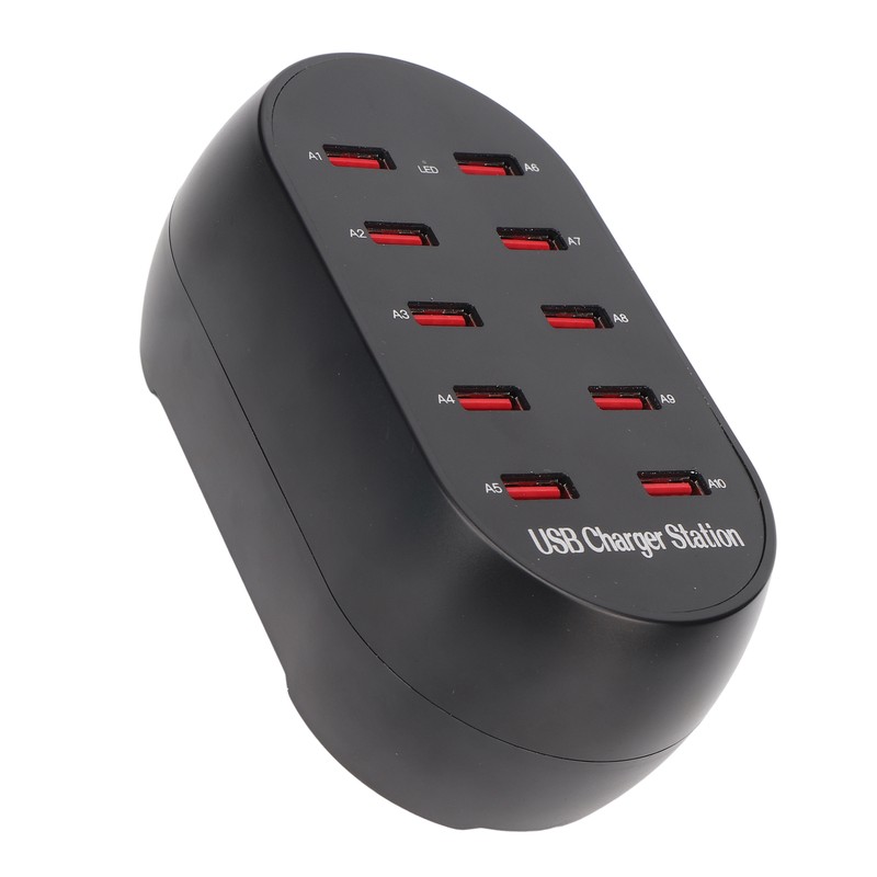 USB Charging Station 10 Port Small Desktop USB Fast Charging