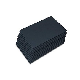 Union Premium Black Foam Board 16 x20 x3/16" 10-Pack : Matte Finish High-Density Professional Use, Perfect for Presentations, Signboards, Arts and Crafts, Framing, Display (Black, 16 x 20 x 3/16")