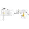 ABUS Additional Door Lock 2130, Silver, 56036