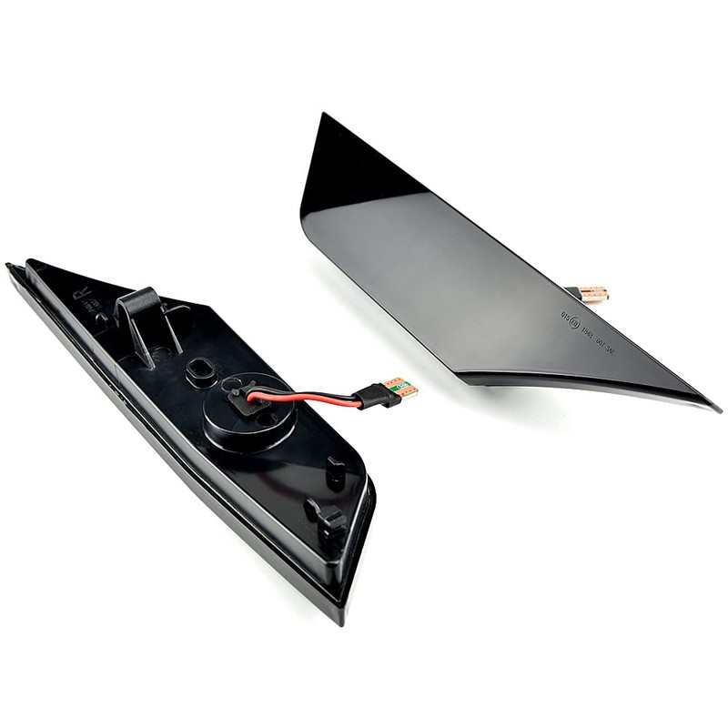 QKLsudua 1 pair Front Fender Marker Lights Dynamic Side Marker