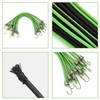 Pack of 16 Rubber Bungee Rope with Hooks, Bungee Rope