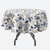 DYTXIII Round Outdoor Tablecloth with Umbrella Hole and Zipper 60