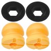 Caltric Front Strut Shock Pivot Ball & Bumper for Polaris