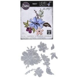 Thinlits Die Set Brushstroke Flowers #2 by Tim Holtz 8 Pack