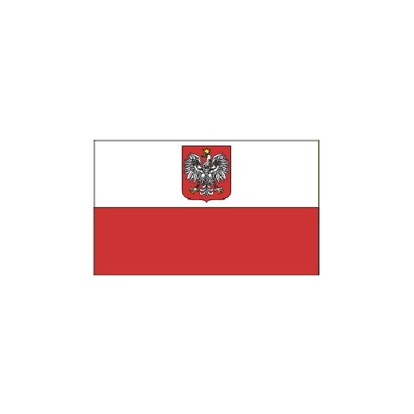 NEOPlex 3' x 5' International Flags of the World's Countries - Poland Eagle