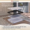 Keonjinn Black Bathroom Mirror 22 x 30 Inch, Brushed Black